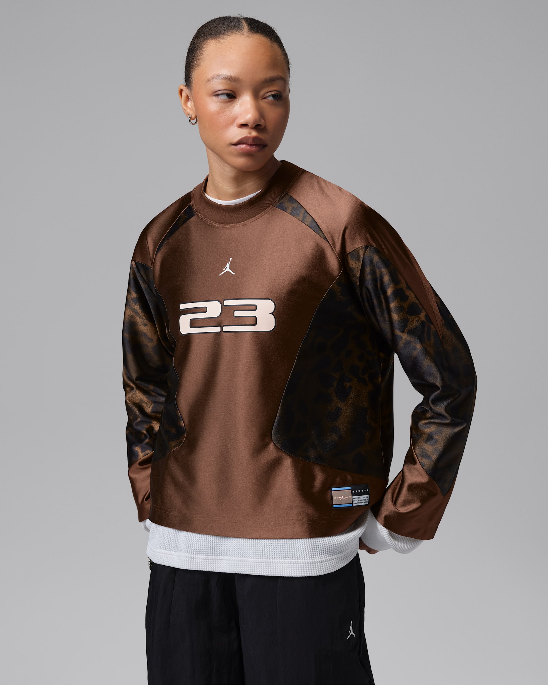Jordan Brooklyn Women's Long-Sleeve Jersey. Nike HR